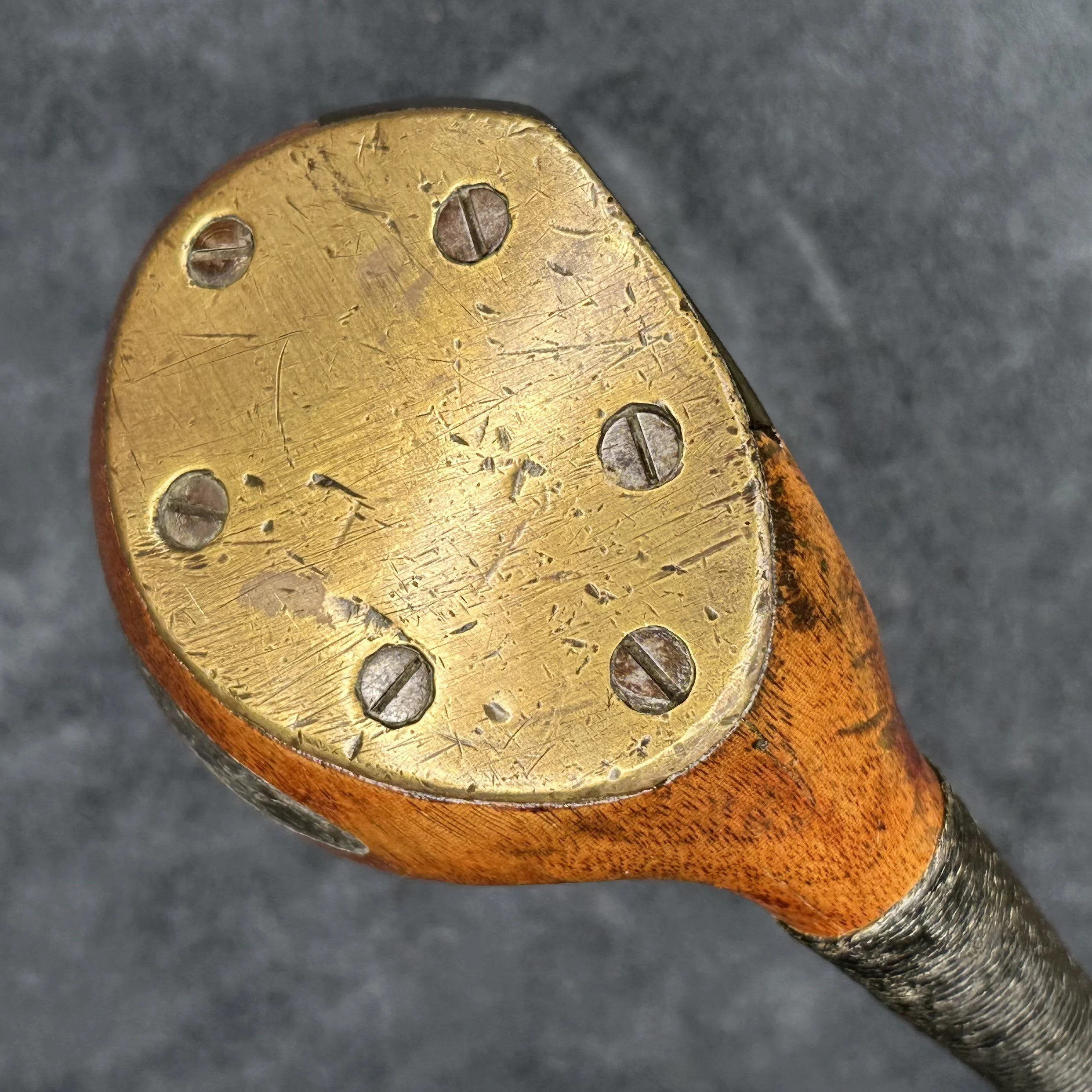 Circa 1920 Spalding Medal Brassie — The Hickory Hacker